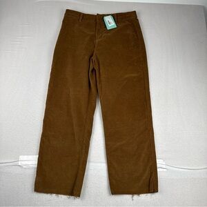 Frank & Eileen Womens Kinsale Brown Micro Corduroy Pants Sz 8 fits 30*25